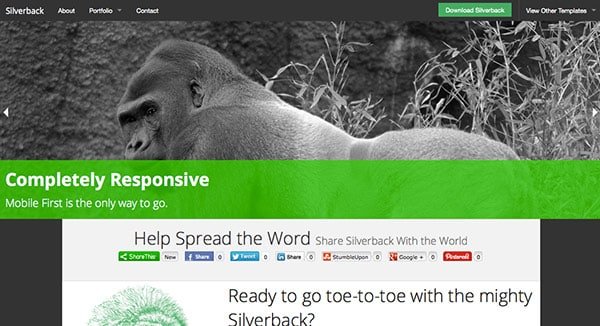 silverback html5 responsive template