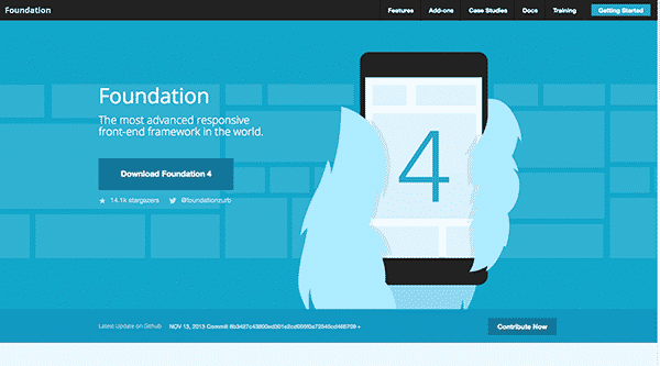 foundation framework for responsive web design