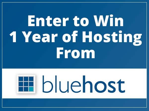 Enter to Win 1 Year of Paid Webhosting From Bluehost