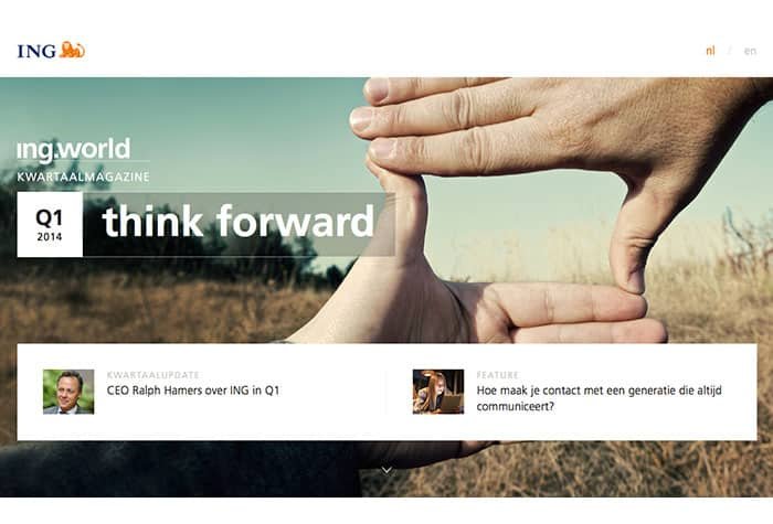 ING: Inspiring Web Design