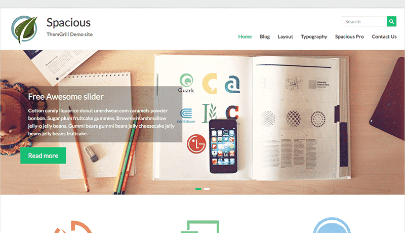 Spacious Free WordPress Theme