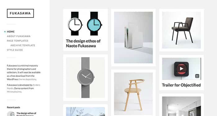 Fukasawa free WordPress theme