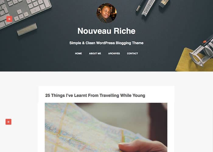 Nouveau Riche Free WordPress Theme