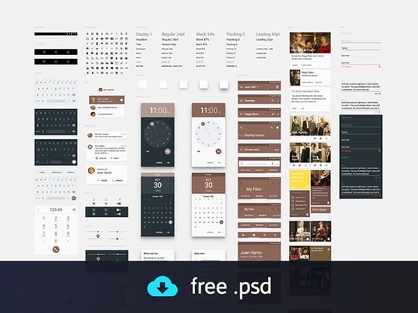 Fresh Free UI Kits For July 2015