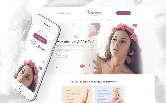 Spa Health - Skincare WordPress Theme    